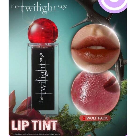 The Twilight Saga Wolf Pack Immortality Lip Tint 6.3g SheGlam - Picture 1 of 3